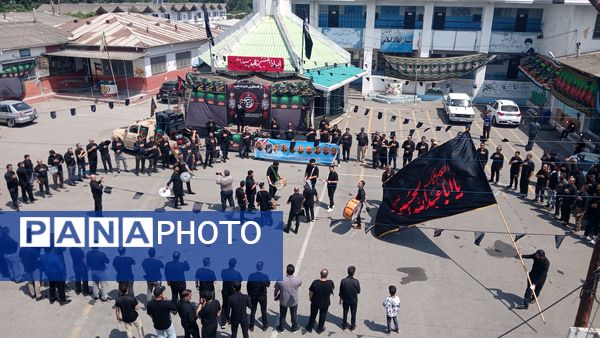 مراسم سوگواری امام حسین(ع) توسط کارکنان صنعت نفت محمودآباد