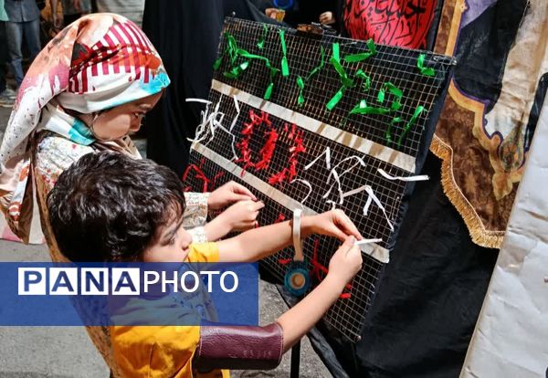 برپایی موکب دختران بصیرا در بجنورد 