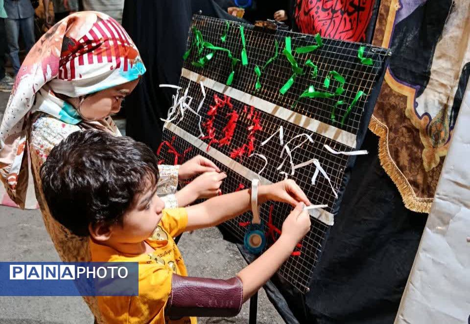 برپایی موکب دختران بصیرا در بجنورد