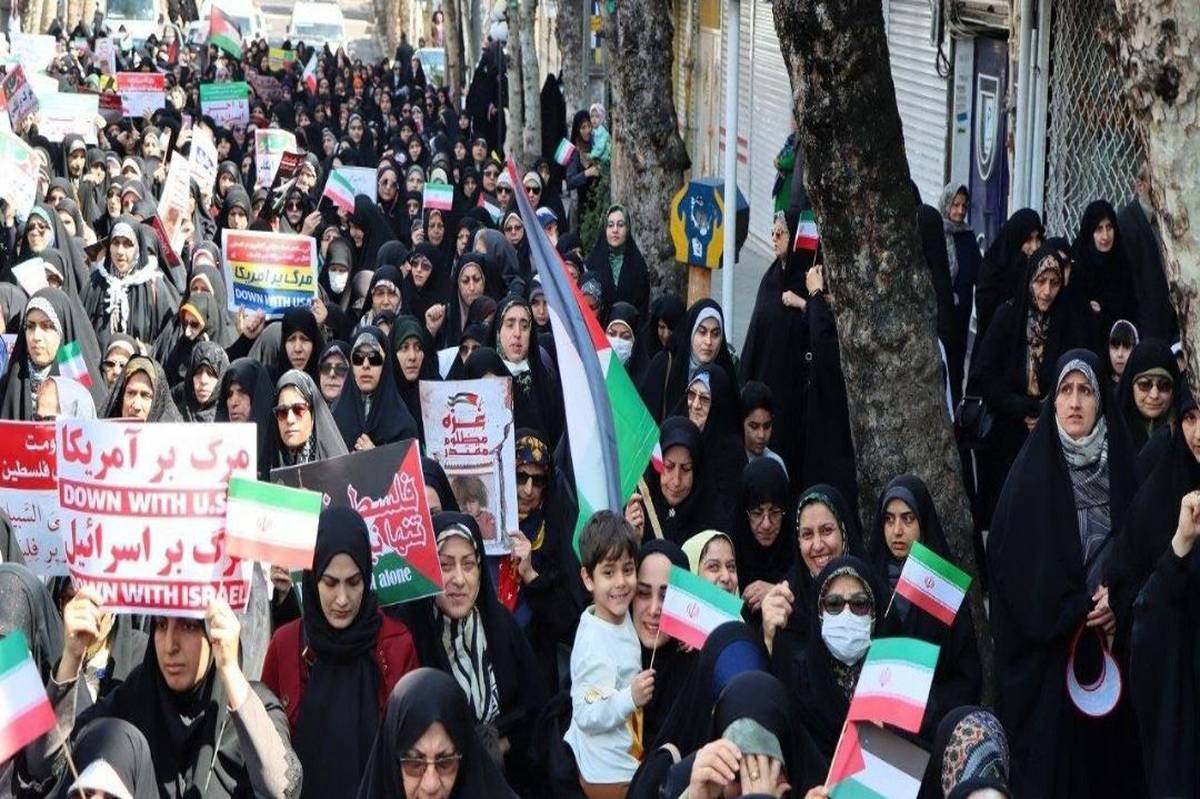 مردم همیشه در صحنه لاهیجان، حضور باشکوهی در راهپیمایی روز قدس داشتند