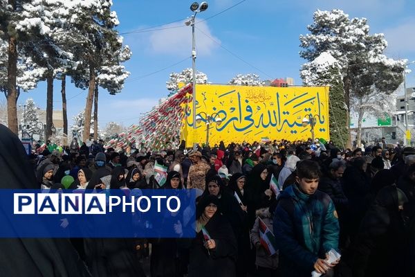 راهپیمایی ۲۲ بهمن در نیشابور 