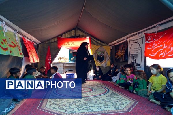 برپایی حسینیه ویژه کودکان در دیشموک به همت هیأت صمصام‌المنتقم