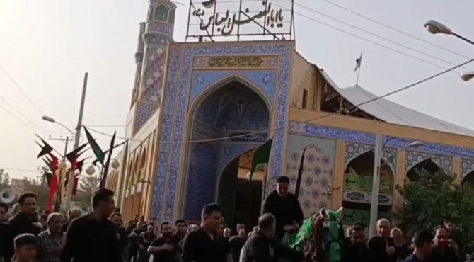 عزاداری تاسوعا و عاشورا حسینی در منطقه امامزاده بادرود