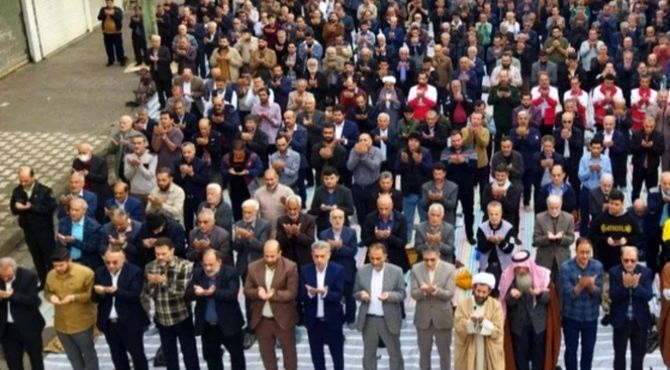 اقامه نماز ظهر عاشورا در شهرستان ‌صومعه‌سرا