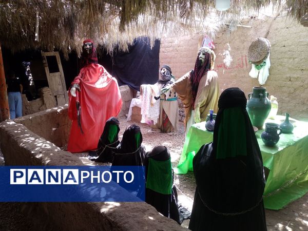 نمایشگاه «غنچه‌های خونین» شهر جعفریه قم 