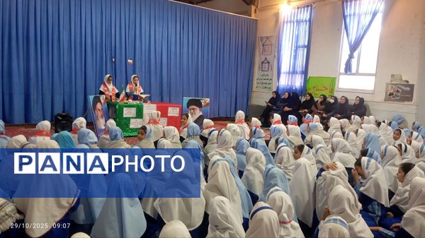 آیین نواختن زنگ پدافند غیرعامل در زاوه