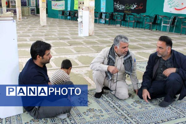 جلوه‌هایی از حلقه‌های صالحین نوجوانان بسیجی در شهر جعفریه