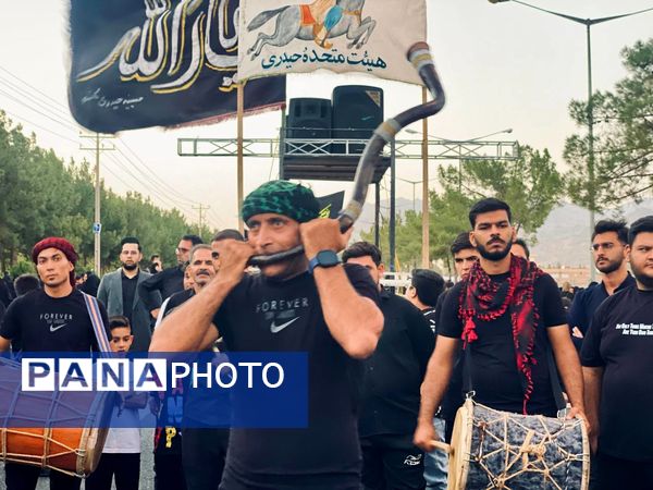 پیاده روی جاماندگان اربعین در کاشمر