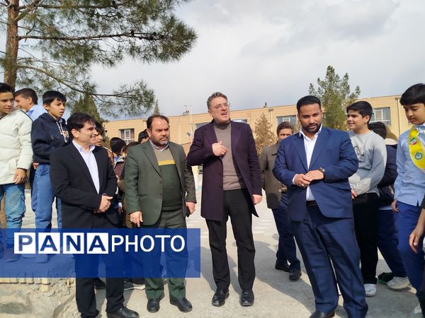 بازدید معاون مدیرکل آموزش و پرورش خراسان رضوی از مدارس کاشمر