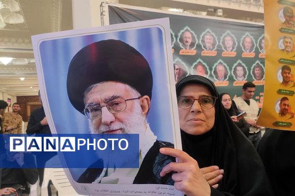 مراسم چهلمین روز شهدای جنگ 12 روزه تهاجم رژیم صهیونیستی در شیراز 