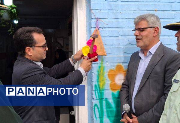 آیین نواختن زنگ شکوفه ها و جوانه ها در شهرستان خلیل‌آباد 