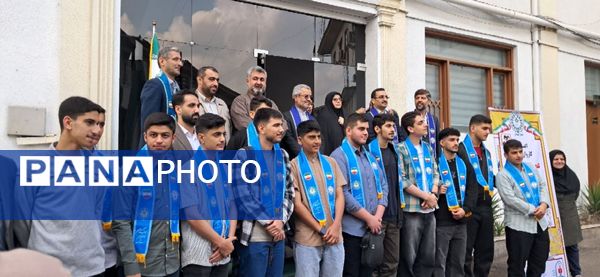 ۱۴ نوجوان گیلانی با بدرقه باشکوه راهی حج عمره شدند