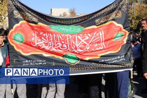 دسته عزاداری نوگلان فاطمی در شهرستان بن 