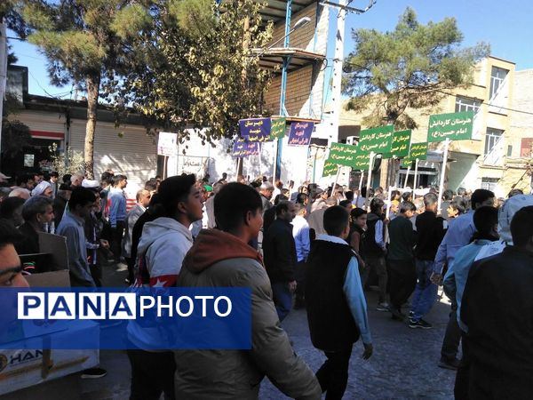  راهپیمایی سیزده آبان در شهرستان خلیل آباد