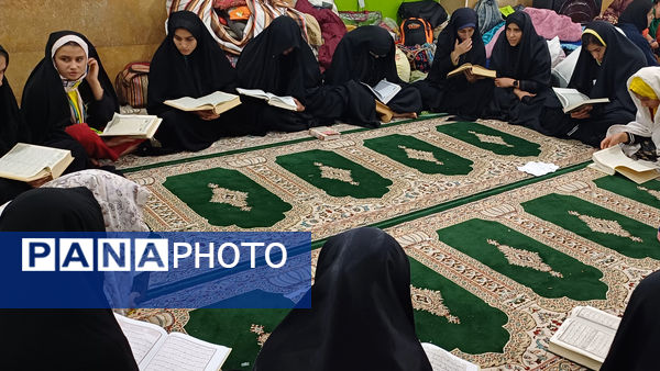 جوانه‌های بندگی در دیشموک؛ حضور پرشور دختران در اعتکاف