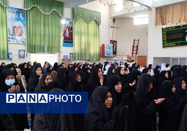 مراسم عاشورای حسینی در مسجد شهدای گمنام نیشابور 