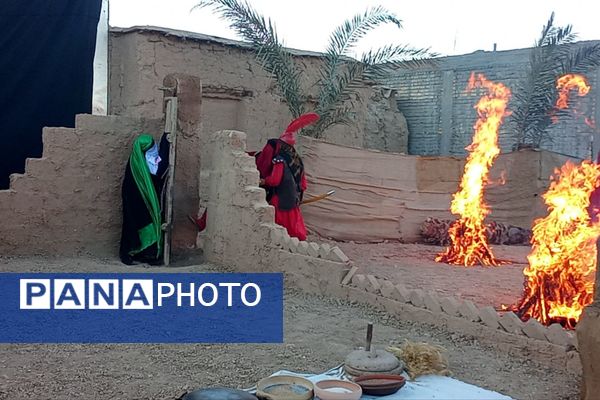 اجرای تعزیه شهادت حضرت زهرا (س) در روستای ظفرآباد شیراز