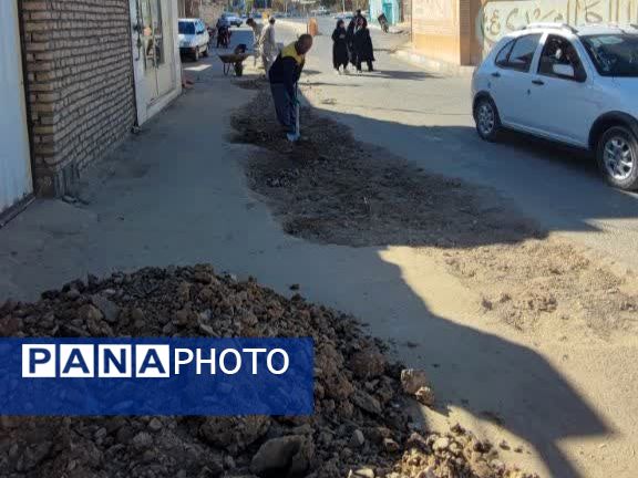 فدافن در مسیر آبادانی