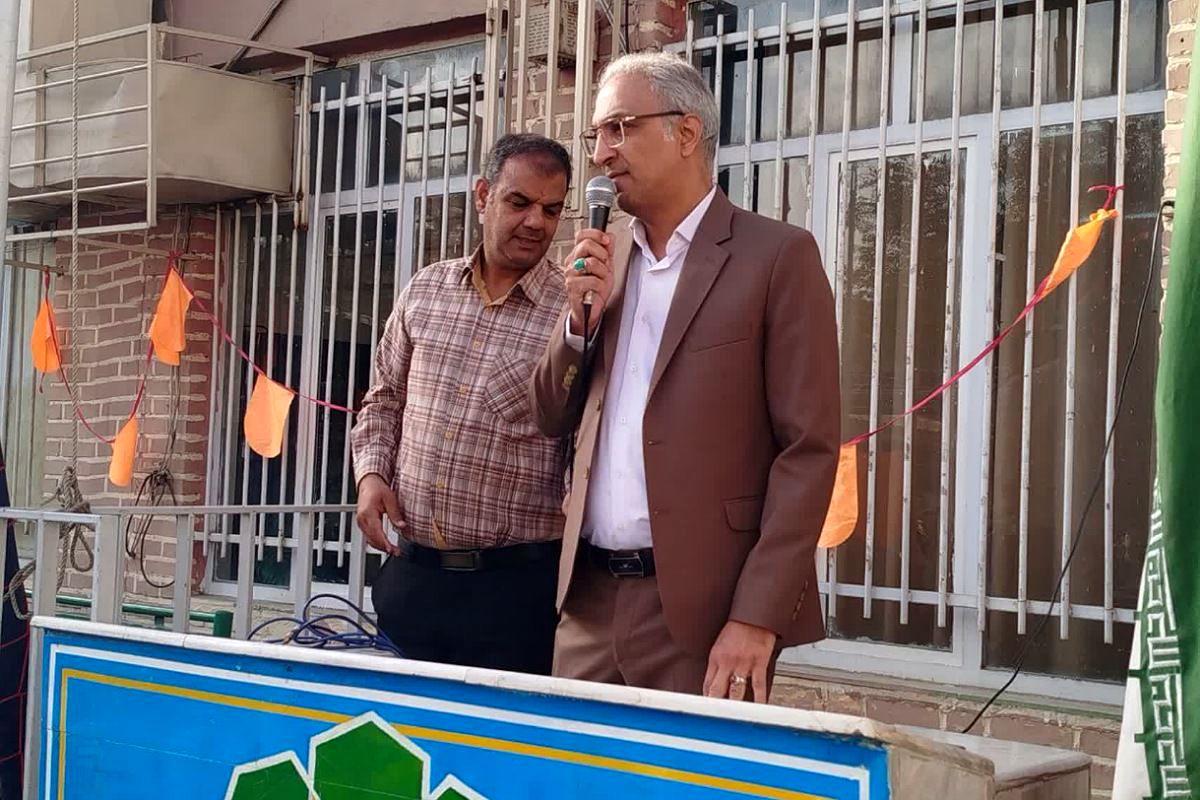برگزاری مراسم تکریم از فرزند شهید سهیل رستمیان در ناحیه یک شهرری