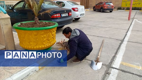 دوستی با طبیعت و شور و حال دانش‌آموزان دبیرستان فرزانگان استعداد درخشان ملارد