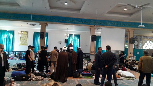 بازدید مسئولین شهرستان از اعتکاف دانش‌آموزی 