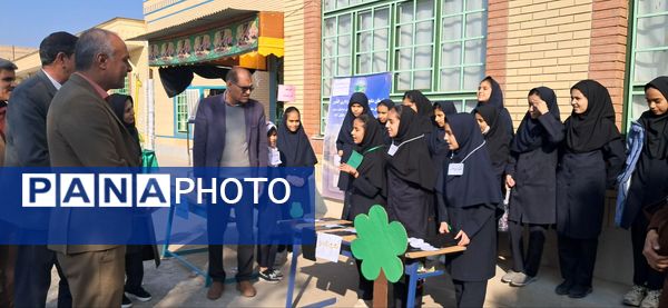 ایستگاه سبز طبیعت در مدرسه شهید رزمی خلیل آباد