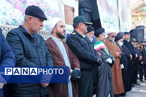 برگزاری راهپیمایی ۲۲ بهمن ماه در شهرستان نیشابور 