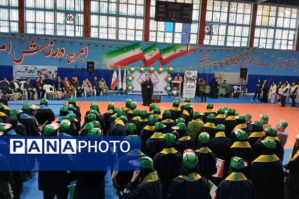  همایش دانش‌آموزی یاوران انقلاب شهرستان ورامین