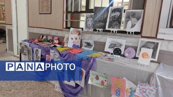 جوشش هنری دختران دبیرستان نجمه