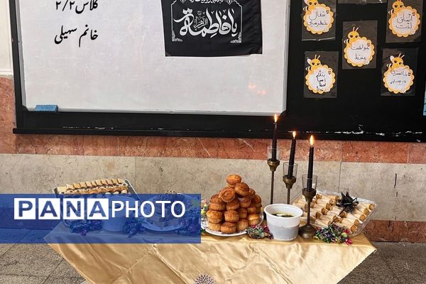 پیوند دل‌های دانش‌آموزان شهرقدس در سوگ حضرت زهرا(س)