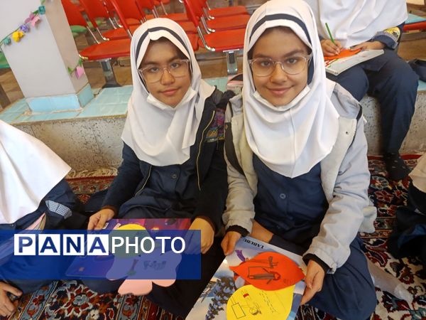 نقاشی همگانی با موضوع صرفه‌جویی در مصرف آب ، گاز و برق