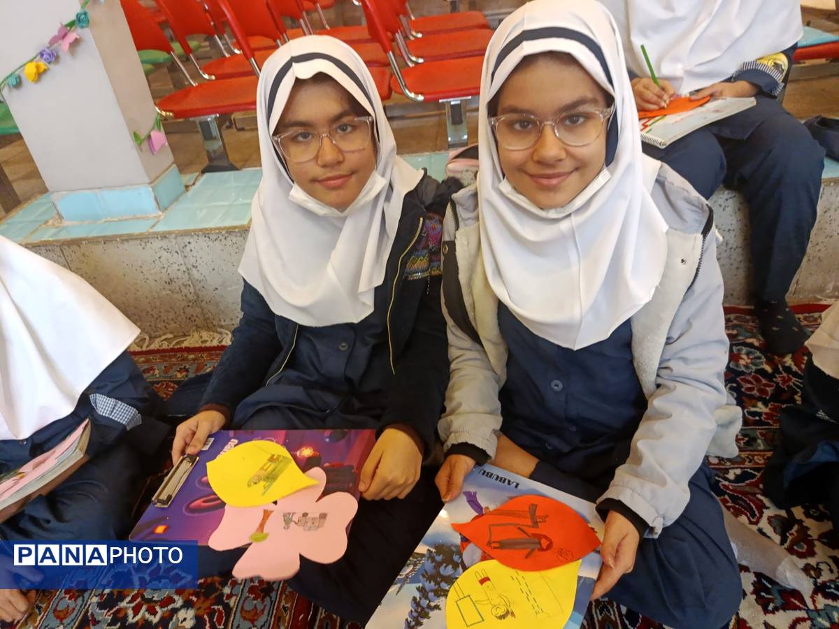 نقاشی همگانی با موضوع صرفه‌جویی در مصرف آب ، گاز و برق