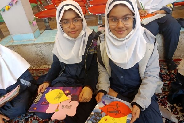 نقاشی همگانی با موضوع صرفه‌جویی در مصرف آب ، گاز و برق