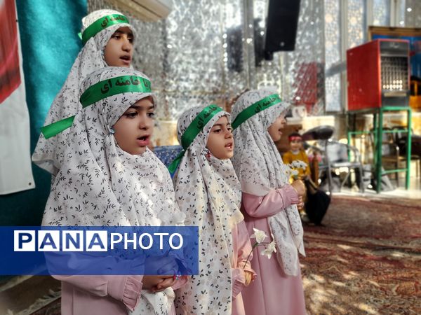 همایش مادران قهرمان پرور حوزه بسیج حضرت زینب(س) در امامزاده ابراهیم(ع) ملارد 
