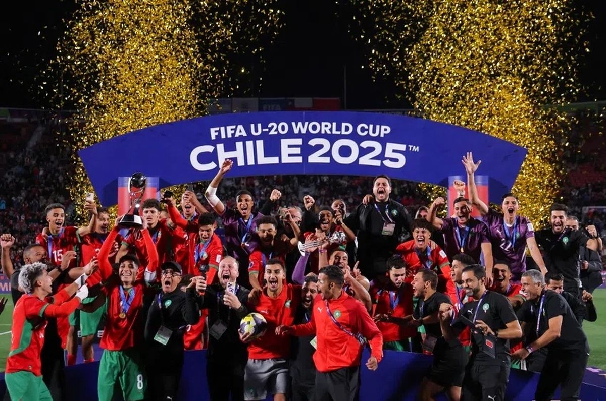 غُرش شیرهای جوان اطلس بر بام فوتبال جهان؛ مراکش قهرمان جهان شد