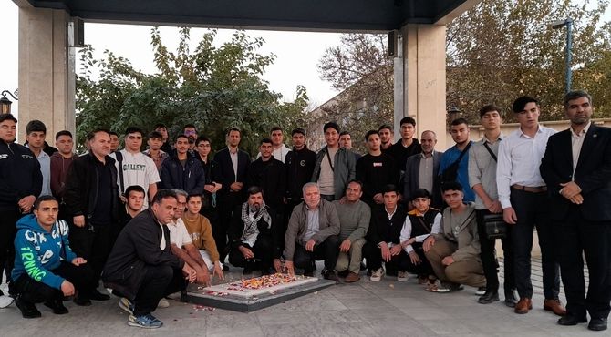 بدرقه کاروان حج عمره دانش‌آموزان پسر شهرستان‌های استان تهران 