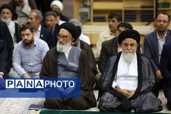 آیین خطبه خوانی خادمان حرم حضرت معصومه(س) به مناسبت روز قم