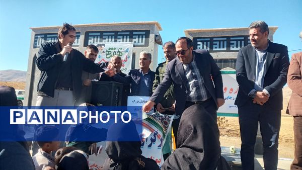 همایش پیاده‌روی صبحگاهی همزمان با هفته بسیج در روستای کمک سفلی اسدآباد