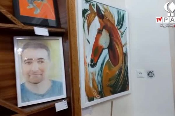 نمایشگاه هنری آکادمی مأوای هنر شهرستان خوی
