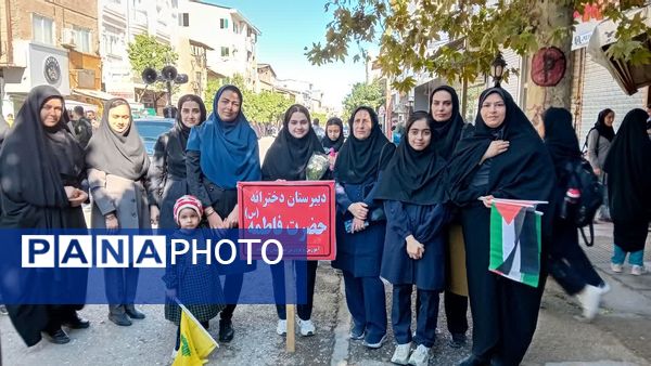 راهپیمایی روز دانش‌آموز در گلوگاه 