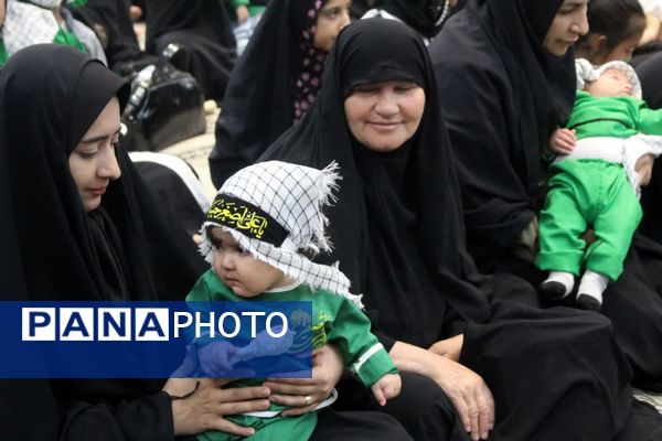اجتماع بزرگ شیرخوارگان حسینی در حسینیه ثارالله یاسوج