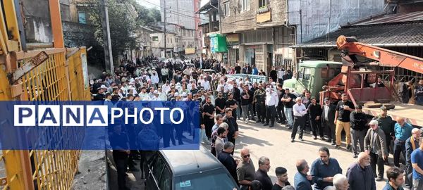 مراسم تشییع پیکر شهید امنیت در سوادکوه