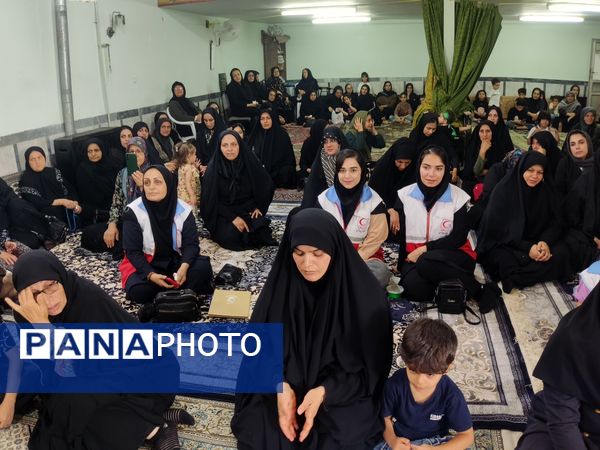 دبستان آوای مهر قائمشهر میزبان عزاداران حسینی شد