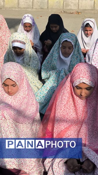 خواندن نماز باران در دبستان دخترانه شطیطه2