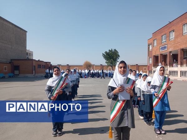 گرامیداشت هفته نیروی انتظامی در مدارس شهرستان ملارد