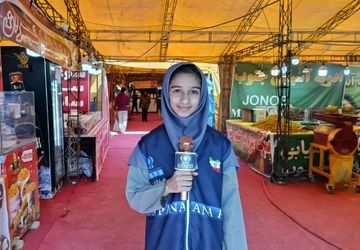 نمایشگاه محصولات پاییزه در شهرستان آباده