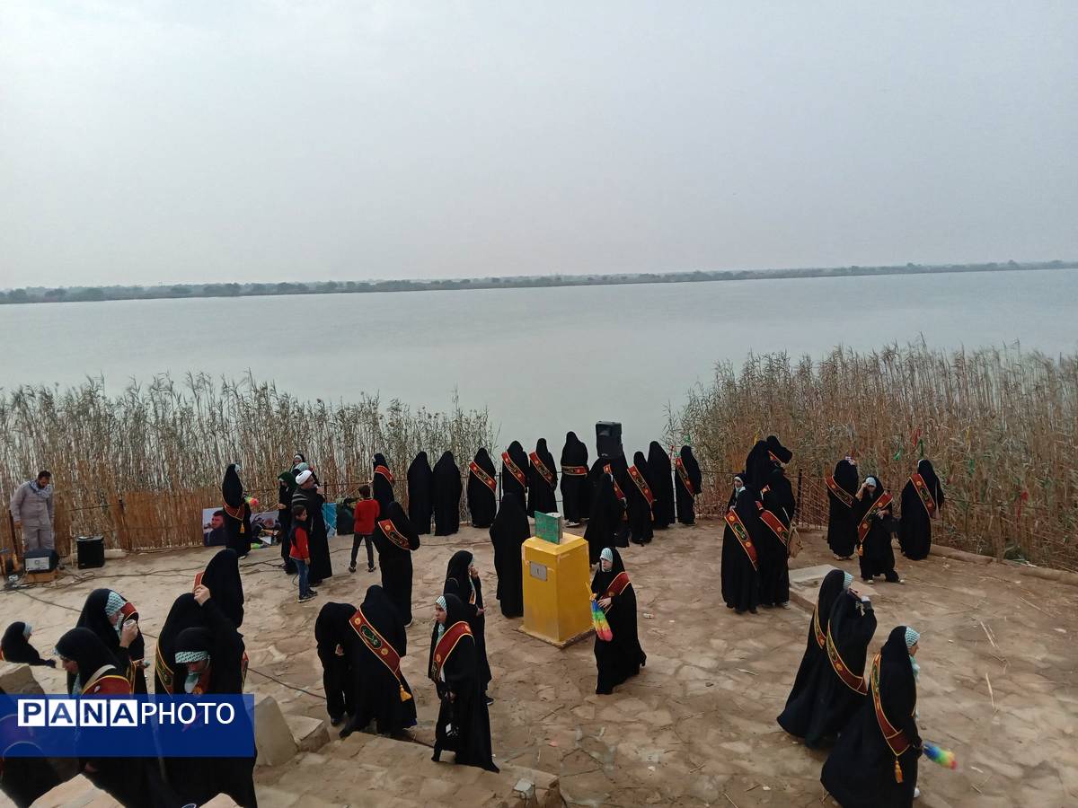 بازدید خادم الشهدا از منطقه عملیاتی کربلای 4