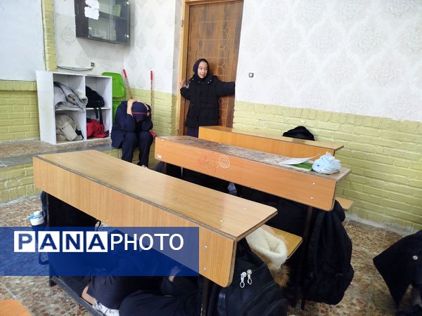 مانور زلزله در دبیرستان مهدی خدابنده