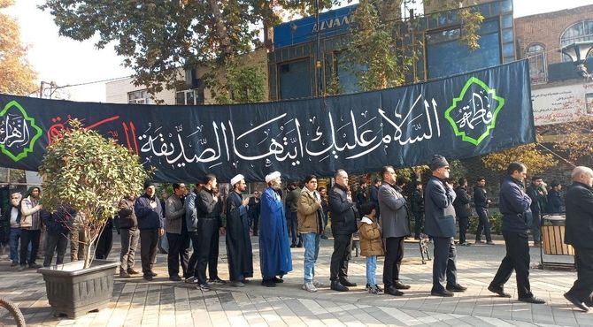 عزاداری ایام فاطمیه در شهرستان خوی
