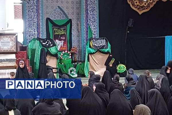 مراسم شیرخوارگان حسینی در منطقه پردیس 